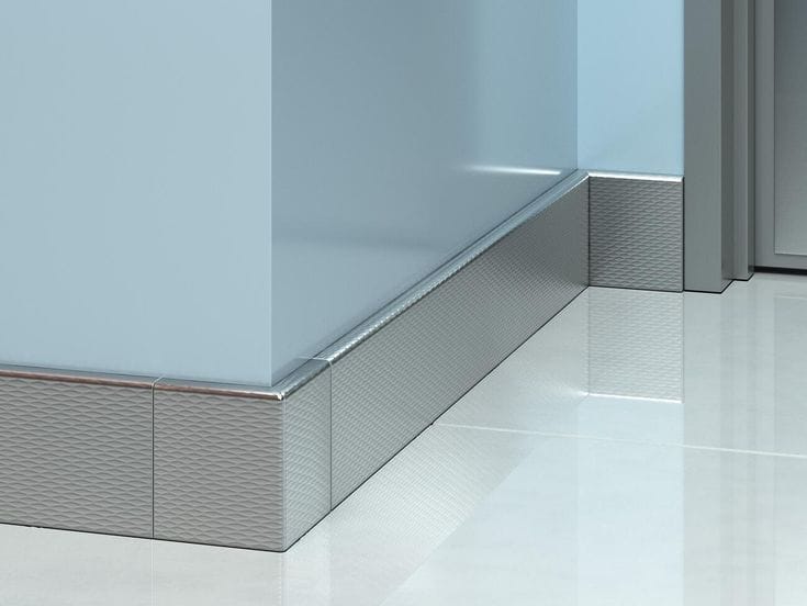 Protek-Patterned-Stainless-Steel-Baseboard